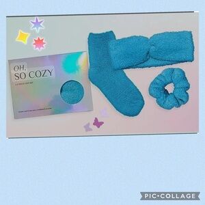 10 boxes - sold as a lot  - comes with socks, headband and scrunchie